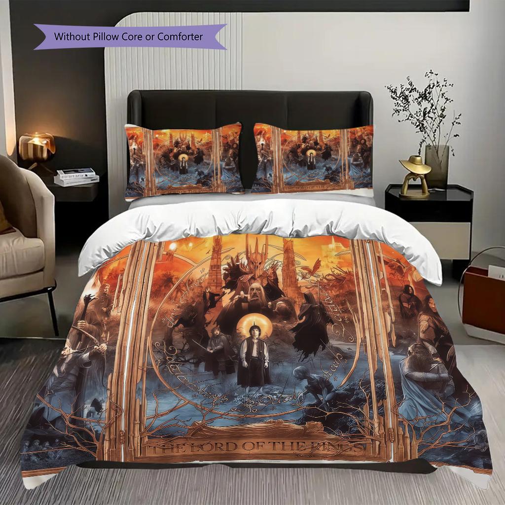 Hobbit Journey Bedding 1 Duvet Cover 2 Pillowcase Without Core Duvet Cover And Pillowcase Soft And Comfortable Bedding Set