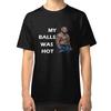 Lustiges Derrick Lewis T-Shirt Meine Eier Waren Heiß Alle