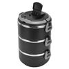 Stackable Lunch Box Three Layers Stainless Steel Leakage Proof Portable Keep Warm Bento Box for School Camping