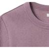 Uniqlo SS24 Seria U Gładka Podstawowa Okrągły Dekolt Casualowa Krótki Rękaw Regularny T-shirt Damskie topy Fioletowy 465754-74