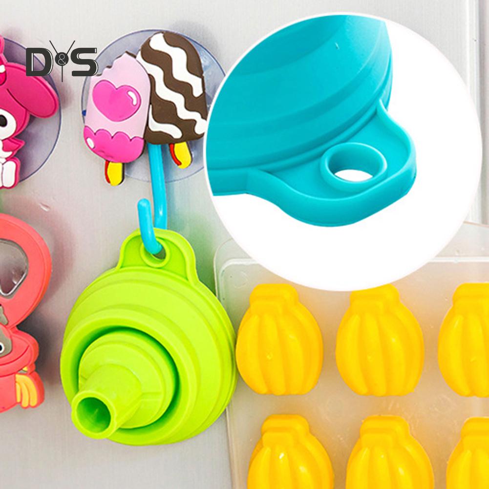 Portable Retractable Hopper Funnel Home Kitchen Liquid Dispensing Tool