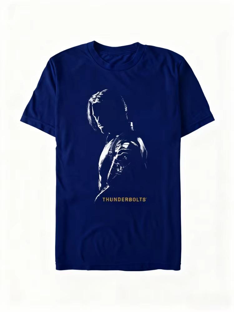 Marvel Genuine New Vintage Marvel Thunderbolt  Bucky Barnes Printed Mens and Womens Short Sleeve Plus Size TShirts in Shadow
