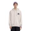New Era X MLB Collaboration New York Yankees Letter Logo Pullover Hoodie Unisex sweatshirt Oatmeal 13781158