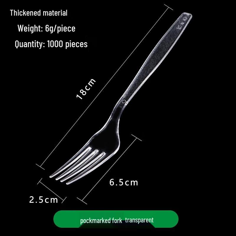 Disposable Frosted Plastic Cutlery