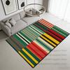 Modern Black White Carpet Minimalism Striped Decoration Bedside Bedroom Rug Lounge Cloakroom Antiskid Study Floor Mats Washable