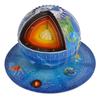 Hârtie de Asamblare Model Structură Internă Pământ Ajutor Didactic Geografie Pentru Homeschooling Clasă Demonstrație