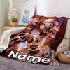 Customiz Name Personality Horror movies Blanket Soft &Warm Sofa Office Bed Travel Lunch Break Blanket, Gift Suitable All Seasons
