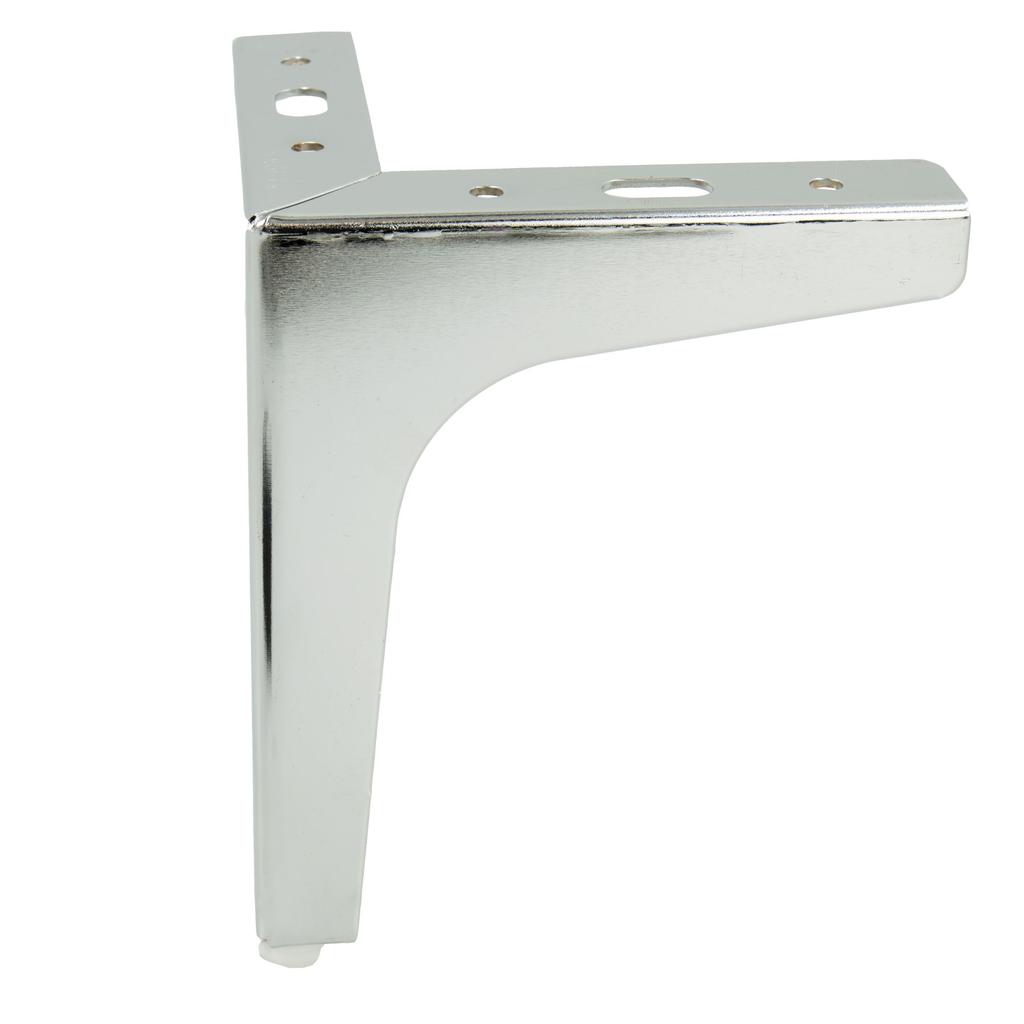 Anchor furniture leg silver chrome height 15 cm