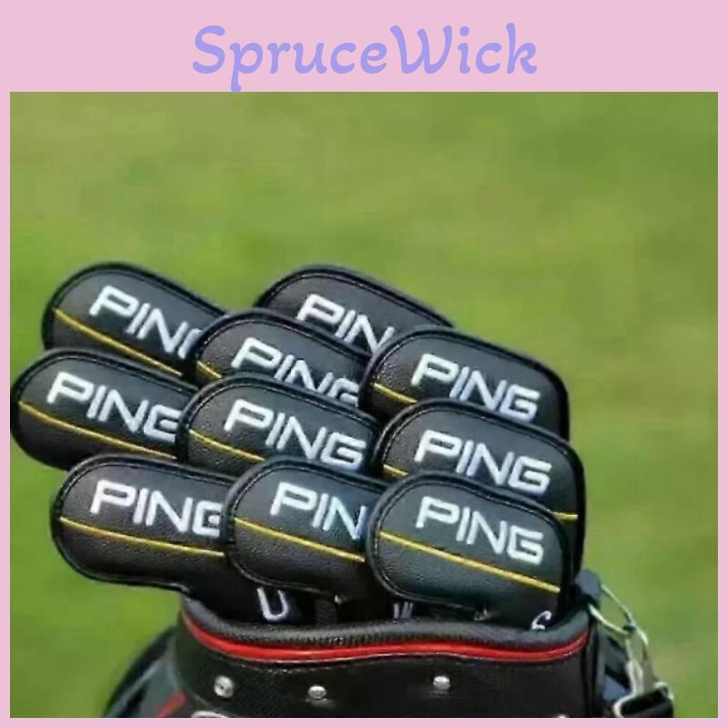 Sada návleků na hlavy želez na golf s vyšívaným magnetickým zapínáním Pro golfisty a jako dárek