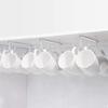 Household Storage Cup Holder 3 Hooks Kitchen Simple Mugs Sets Cabinet Storage Supplies Convenience Storgae Supplies Tools