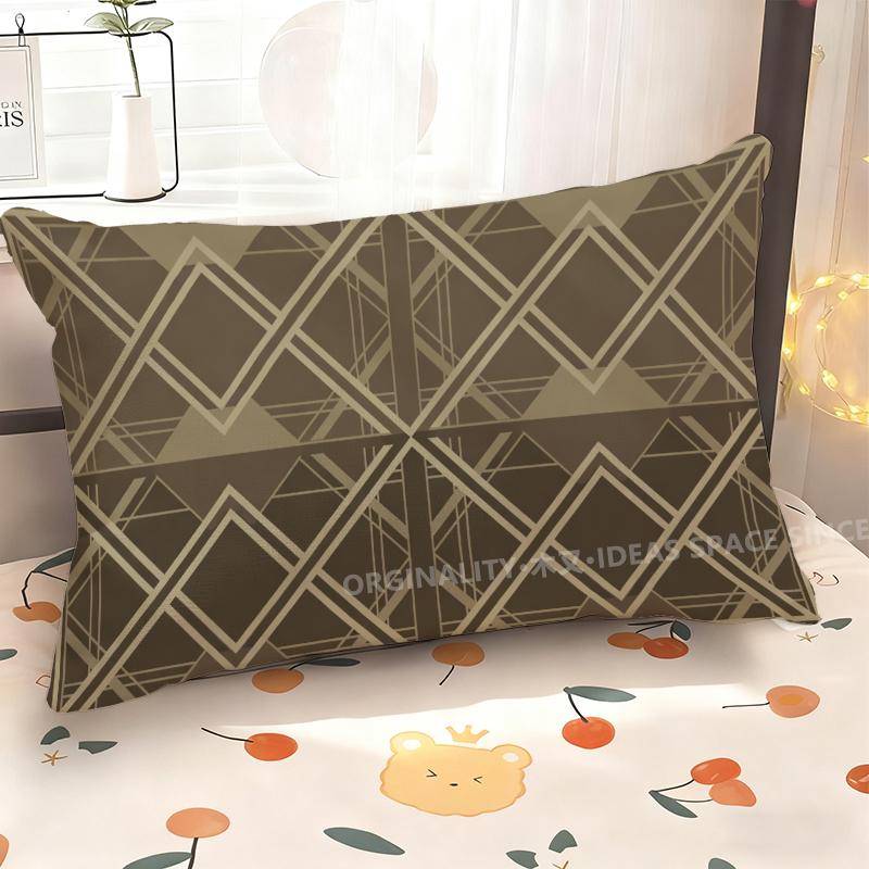 Geometric Pattern Rectangular Pillowcase Suitable For Sofa Bedroom Car Pillow Cover Cushion Rectangular Back Cushion