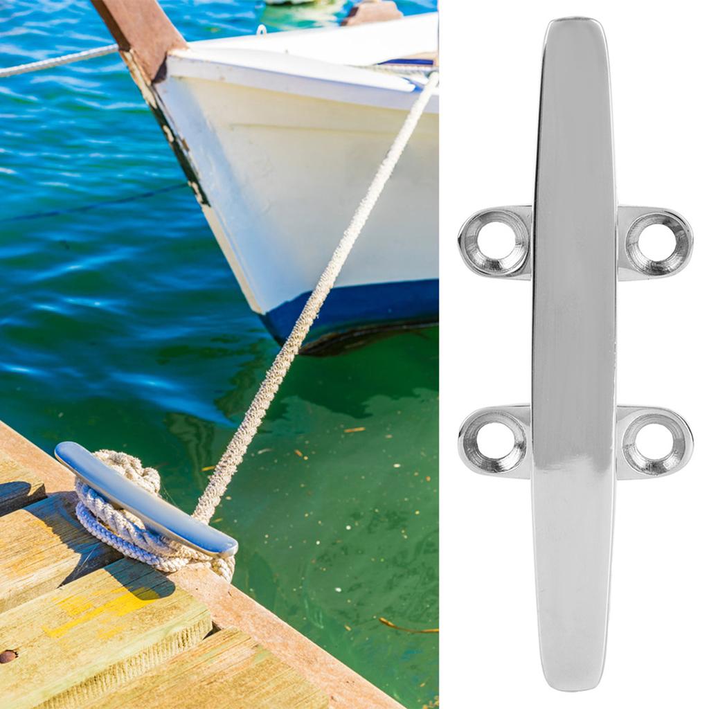 Boat Cleat Mirror Polished Boat Light Accessory Base Cleat Marine Rope Base Boat Part Stainless Steel Marine Cleat