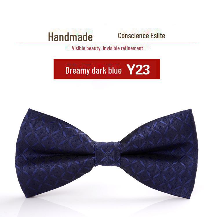Wine Red Korean Bow Tie for Men - Ideal for Weddings and Best Man Attire