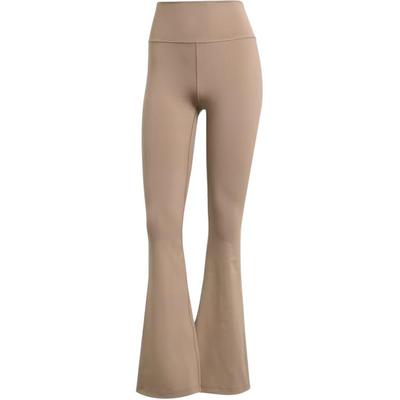 Pantalones de Yoga de Color Sólido Ajustados de Cintura Alta para Mujer Color Marrón Tiza JV7782