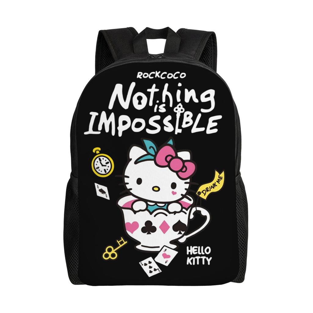 Kitties Kitten Backpacks for Women Men School College Students Bookbag Fits 15 Inch Laptop Cat Anime Bags