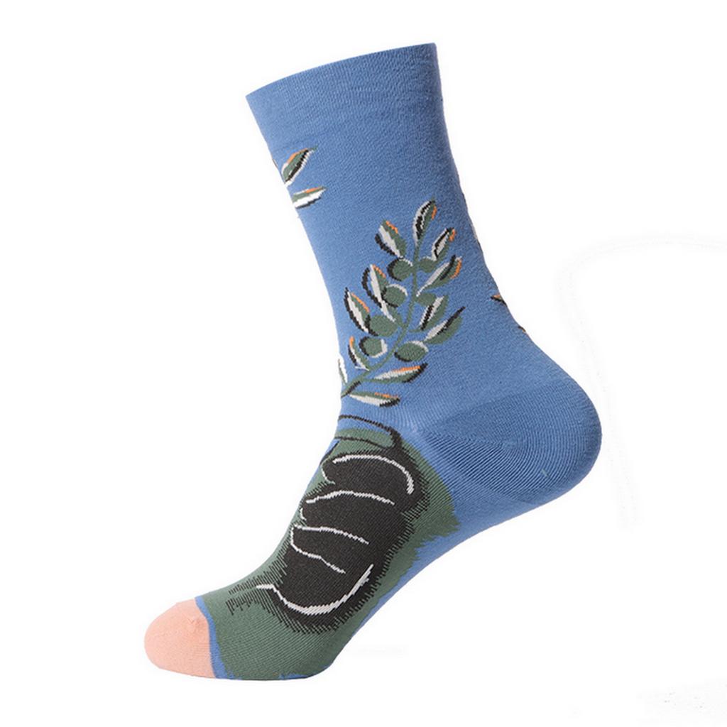 Hot Selling Colorful Funny Novelty Socks Men Women's Art Painting Printing Crew Socks Autumn and Winter Cotton Sports Socks