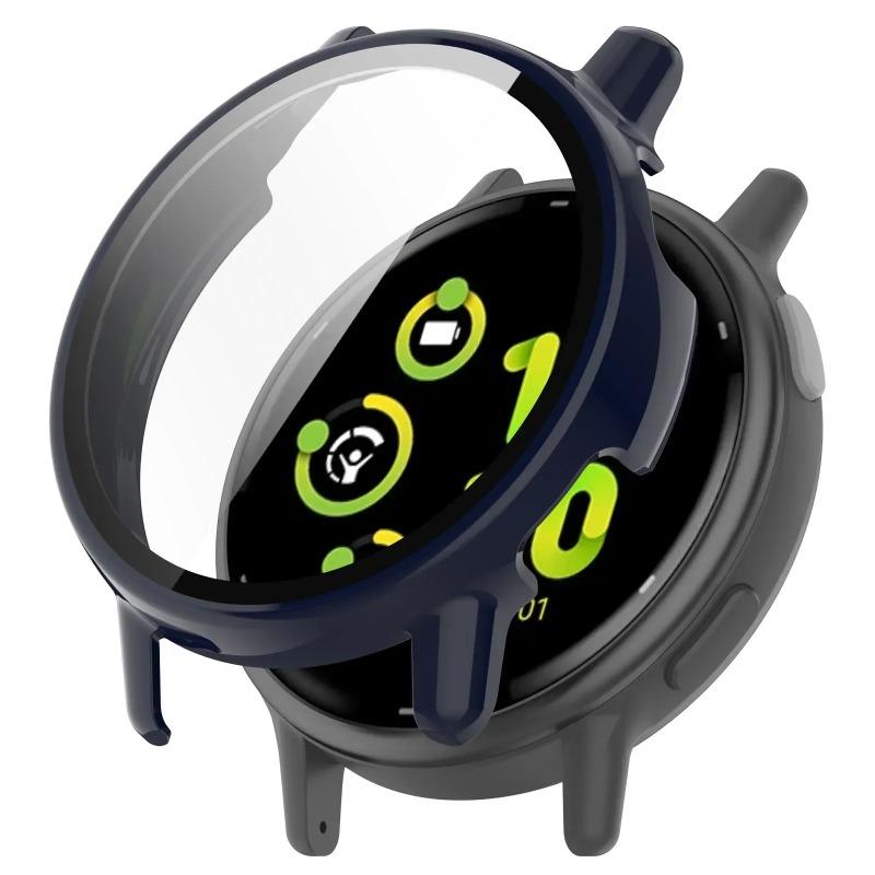 Nové tvrzené sklo+PC pouzdro pro Garmin Vivoactive 5 Ochranné pouzdro proti poškrábání displeje pro Garmin Active 5