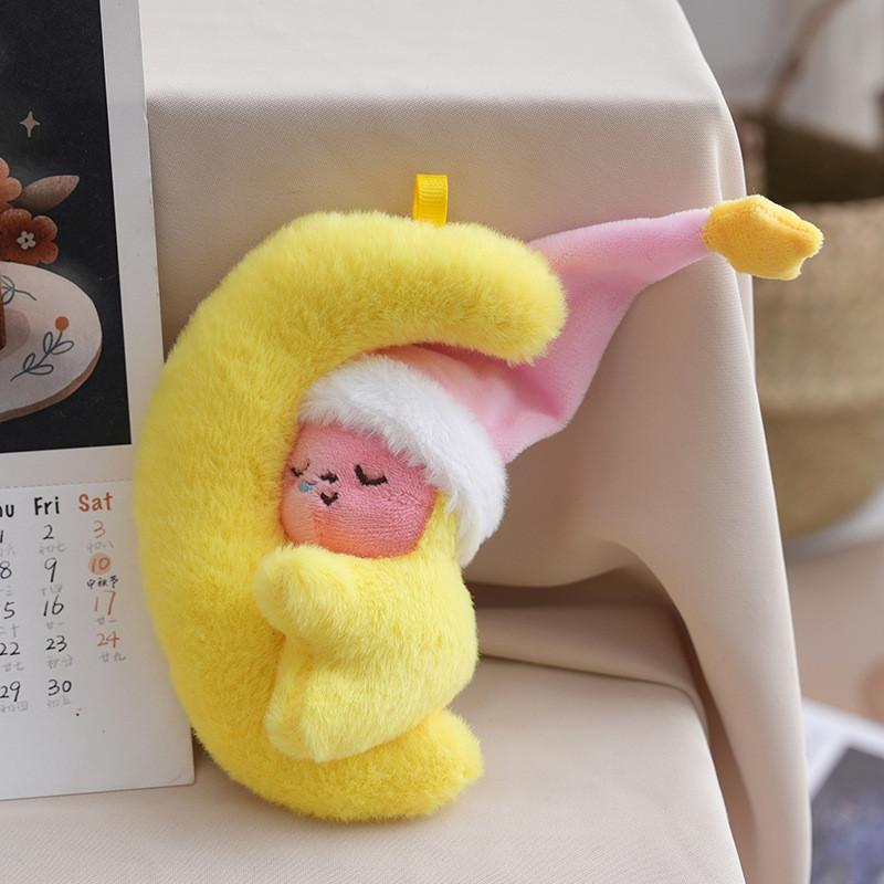 Cute Moon Star Plush Doll With Premium Velvet For Backpacks And Gifts
