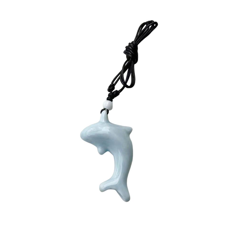 

Dolphin Ceramic Whistle Party Favors Adorable Noise Maker for Birthdays and Outdoor Events Sound Keepsake Decoration небо синє кольору