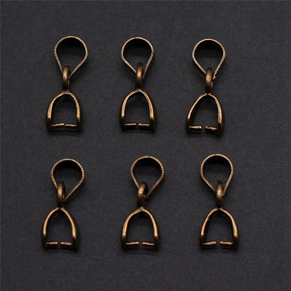 Bail Clip 6 Sizes 4 Colors Pinch Bails Pendants Clasps For Jewelry Making Materials