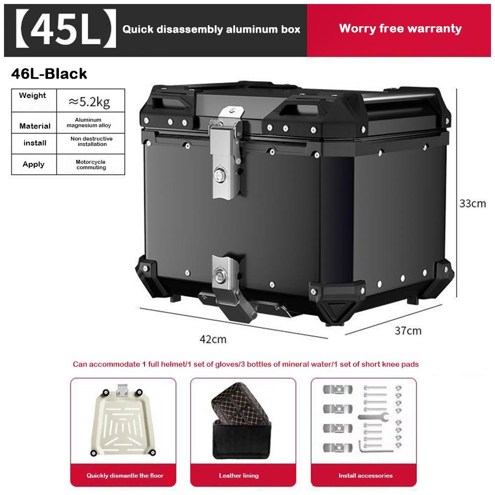 Алюминиевый Материал ЧПУ Алюминиевый Ящик для Мотошлема ЧПУ Обработанный Верхний Кофр для BMW R1200GS Adventure/ BMW R1250GS ADV