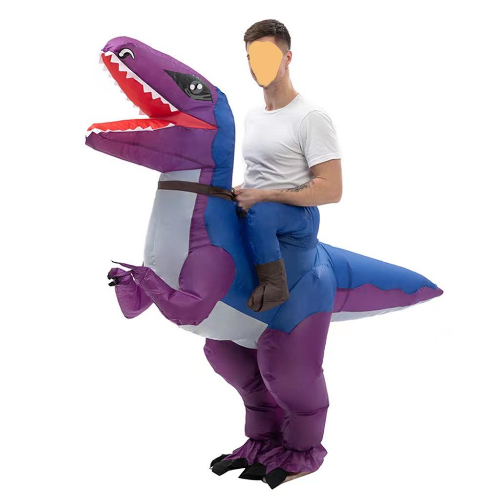 Aufblasbares Dinosaurier-Fahrradkostüm – Lustige Requisite für Partys & Cosplay