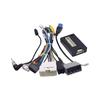 16Pin Car Stereo Wire Harness Adapter Decoder Compatible For Dodge Journey Fiat Freemont Leap Android Power Cable With Canbus Box