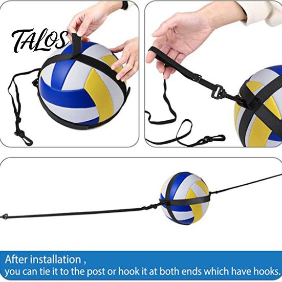 Volleyball Jump Training Aid Spike Trainer Adjustable Attack Practice Hanging Belt Jumping Arm Swing Spiking Power Solo Hitting Equipment Tool