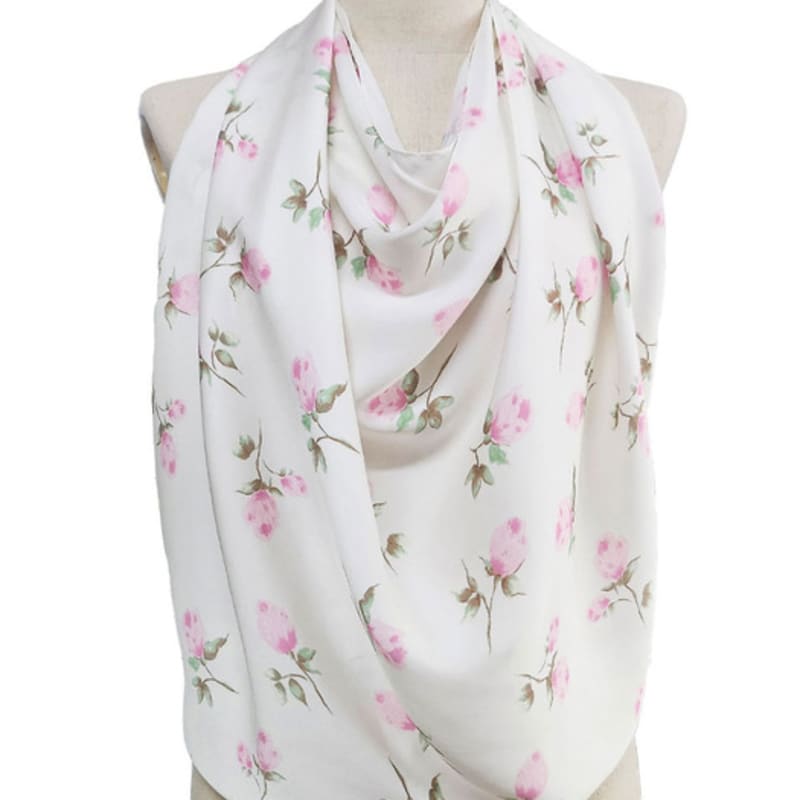

THE VACATION SHOP Flora Scarf BLUE