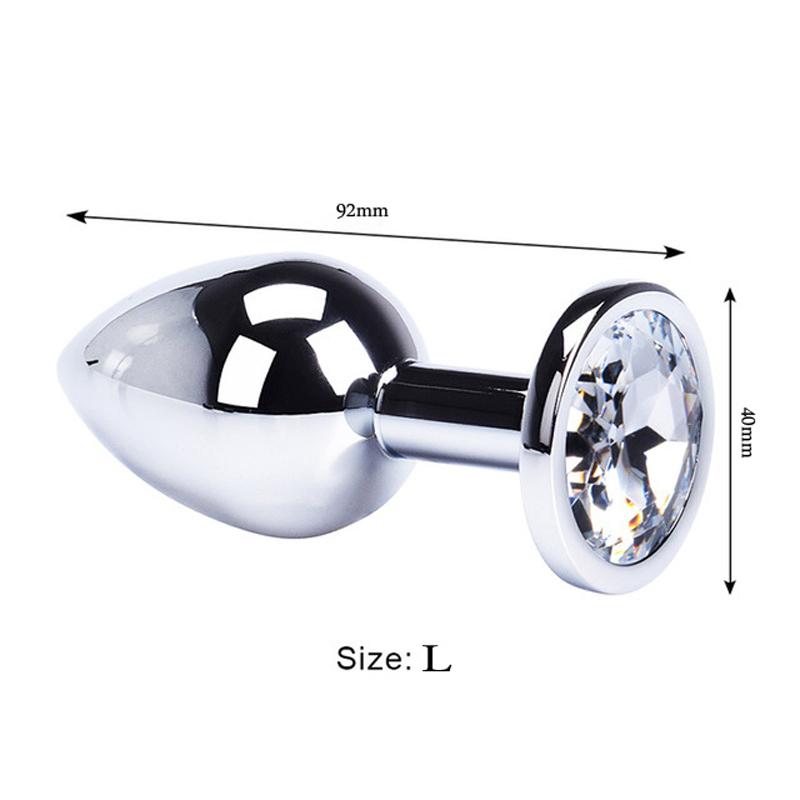 Sex Vibrator Metal Anal Toys For Women Adult Sex Products Men Butt Plug Stainles Steel Anal Plug Sex-toy Anal DildoToys 7