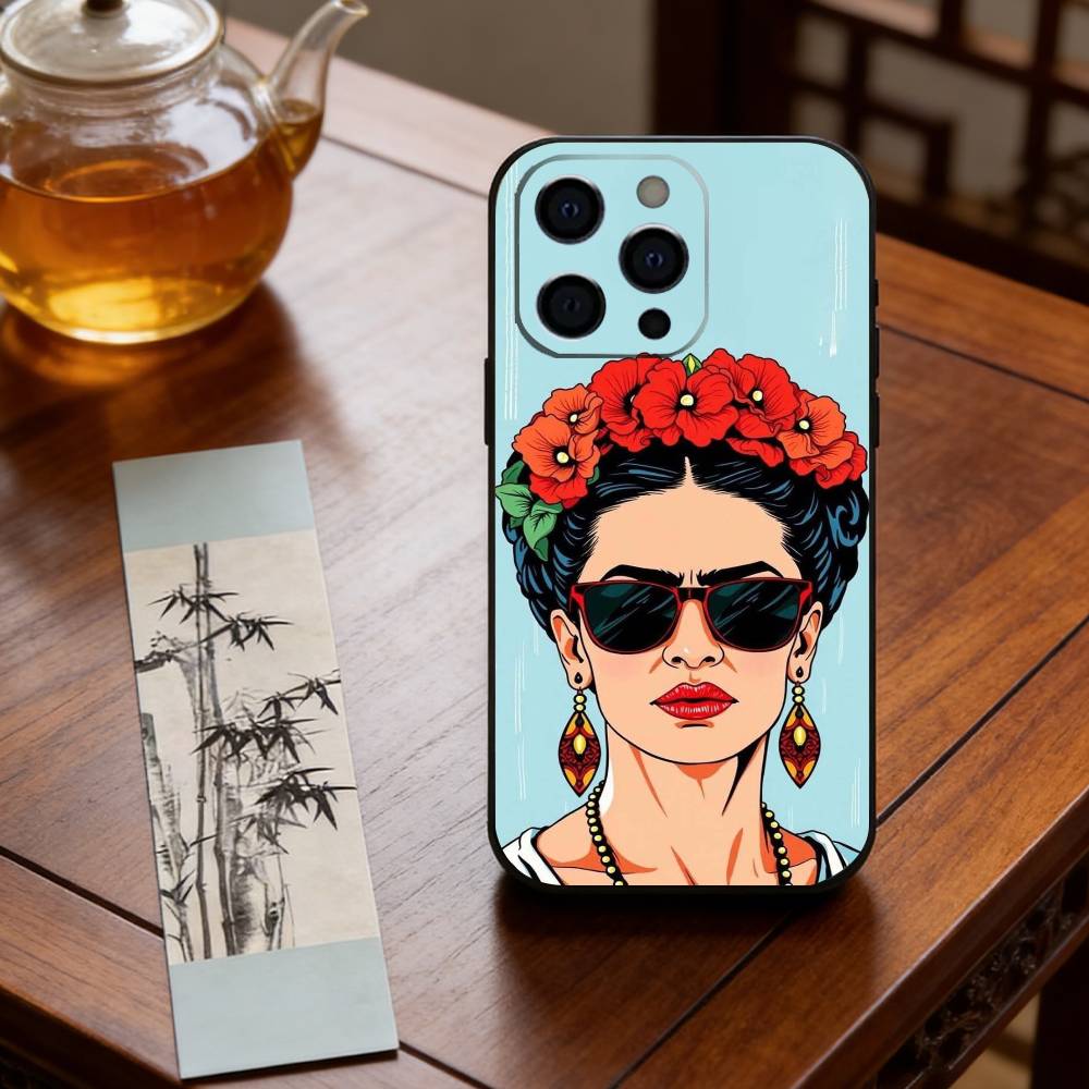 Art of Frida Kahlo Phone Case Silicone Soft For IPhone 17 16 15 14 13 12 11 X XR Plus Pro Max Plus
