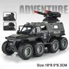 1:32 Scale Avtoros Shaman Sabertooth Armored Police Car Model Toys Metal Diecast Sound Light Doors Opened Pull Back Boys Gifts