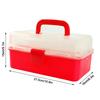Three Layer Three Layer Storage Box Plastic Multipurpose Organizer  For Sewing Supplies