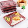 JINGRUIXIANG Disposable 4-Compartment Meal Prep Containers