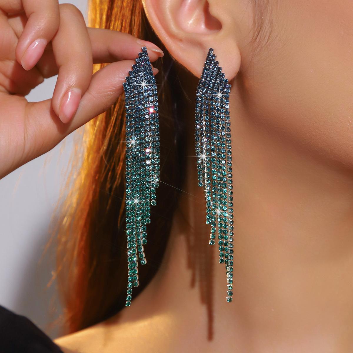 Модные кисточки универсальные личностные простые сексуальные серьги