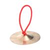 2Pcs 9cm Copper Cymbal Hand Percussion Orff Instruments Gift Toys for Child Kids Preschool Early Educational Buddhist Chimes