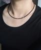 Bassclef Men'S Necklace Black Beads Clef Fusion Spark Nec
