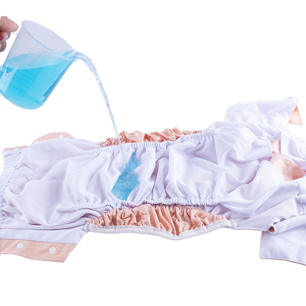 Leak-Proof Elderly Incontinence Underwear - Washable Pure Cotton Adult Diapers