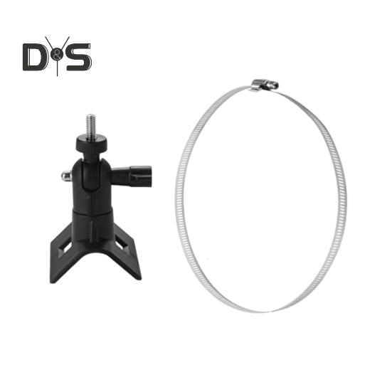 

Монтажний кронштейн для труби для кріплення камери Обертання на 360 градусів Регульоване Легке встановлення Тримач для кріплення камери для EufyCam 2C/для Spotlight Cam чорний