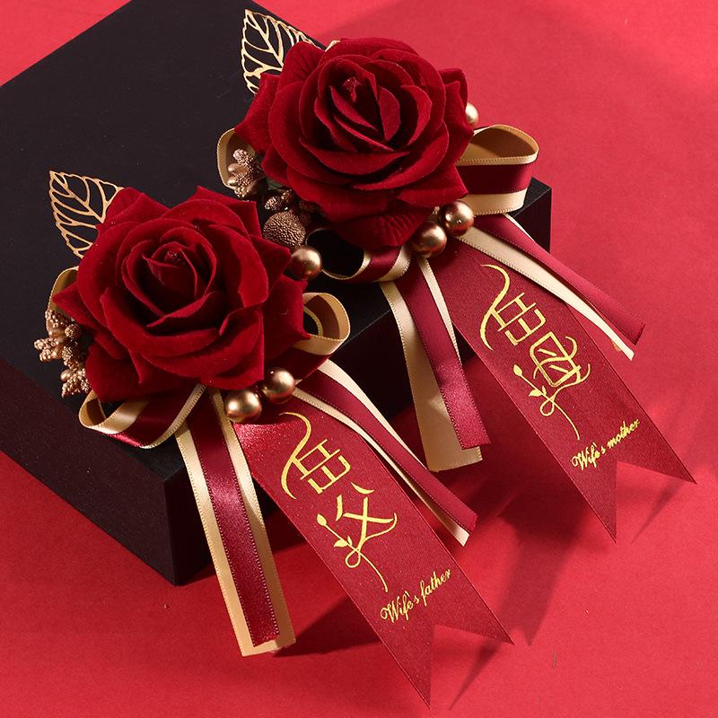 Wedding Corsage Set: Bride, Groom, Parents, Groomsman & Bridesmaid - Everlasting Blooms