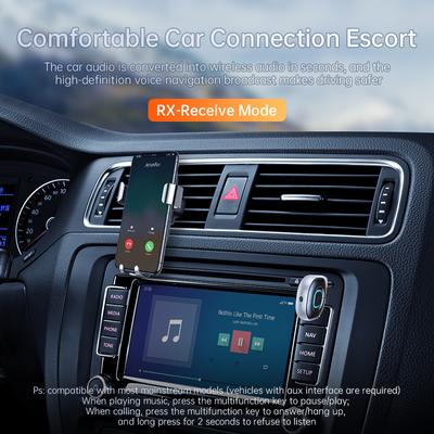 2 In 1 Wireless Bluetooth 5.3 Receiver Transmitter Adapter 3.5mm AUX Jack Handsfree Call For Car Radio Music Audio Headphone TV