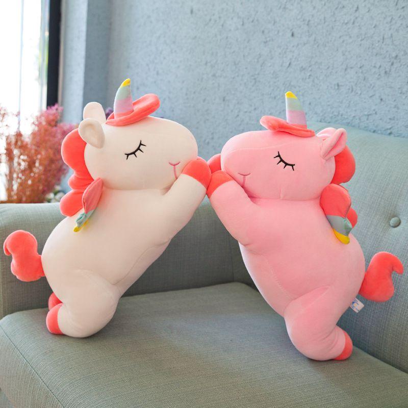 Toy Stuff Unicorn Stuffed Doll Plush Pillow Cushion Kids Grils Gift Birthday