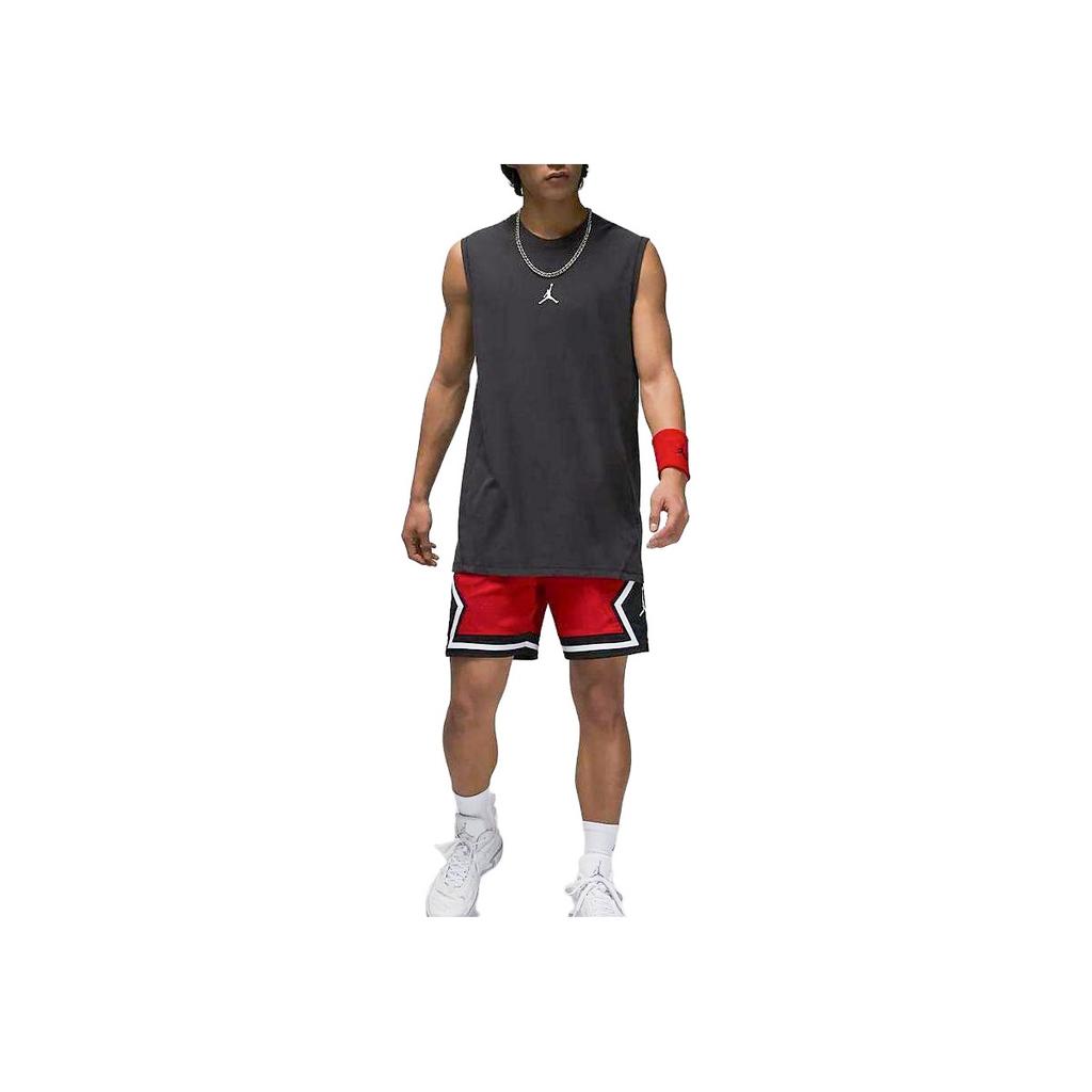 Jordan Sport Diamond Shorts With Contrast Stripes Men Bottoms Red DX1488-687