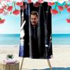 Rhythm: Johnny's Electric Night Beach Towel Beach Beach Towel for Vacation Photos Absorbent Bath Towel Quick-drying Swim Towel Seaside