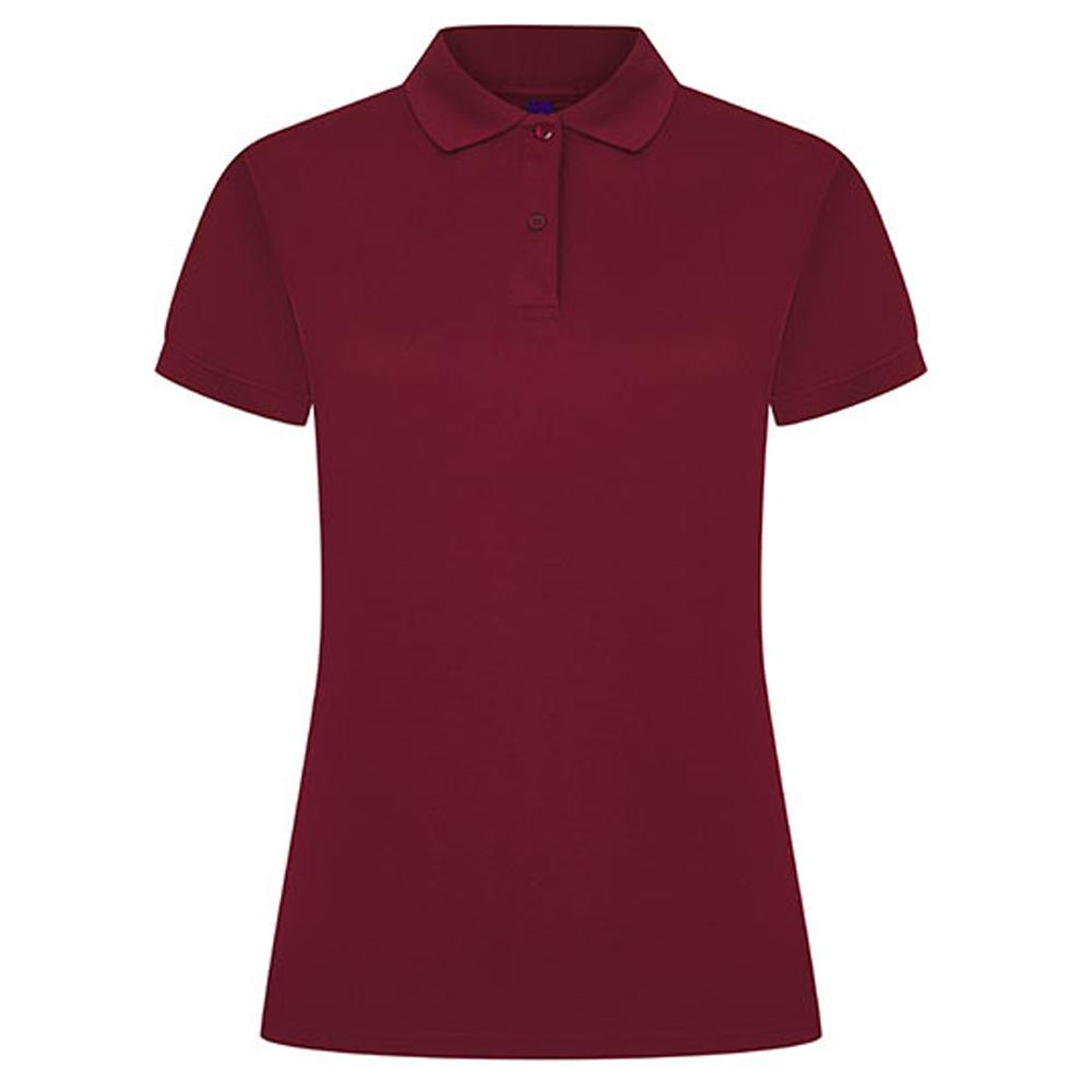 Henbury Womens/Ladies CoolPlus Moisture Wicking Polo Shirt