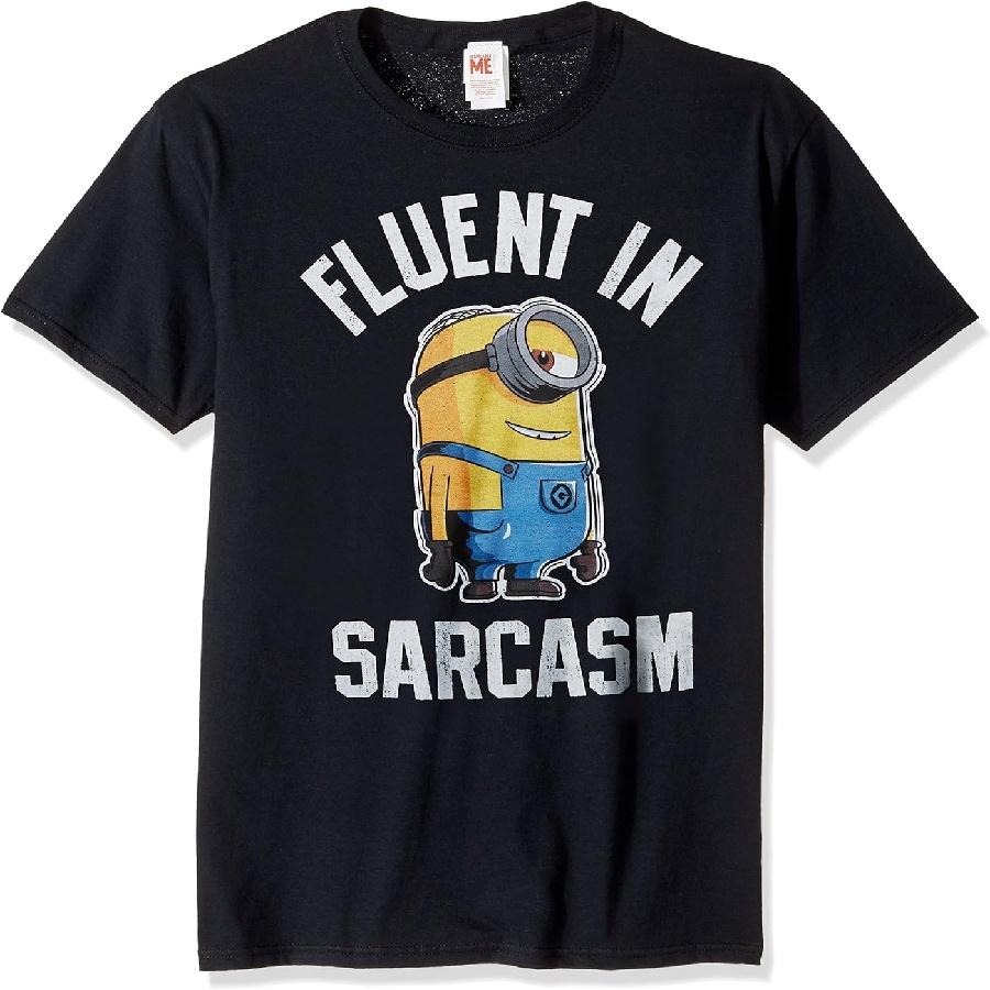 Гадкий Я Мужская Футболка с Принтом Миньоны Стюарт Саркастичный Забавный S