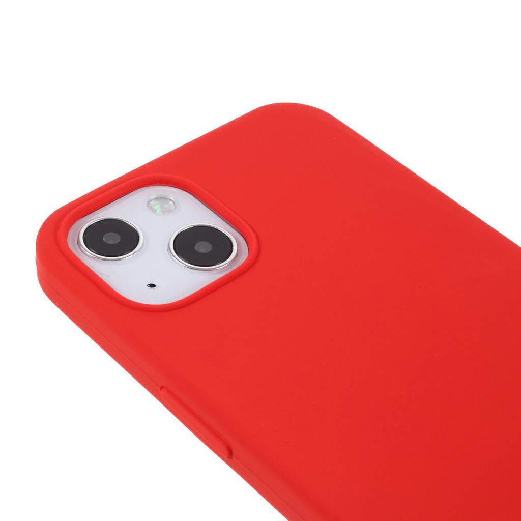 For iPhone 15 Case Solid Silicone Shockproof Phone Back Cover