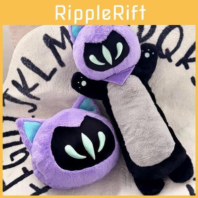 Valorant Omen Cat Plush Pillow With Soft Plush Material For Gaming Fans And Relaxation