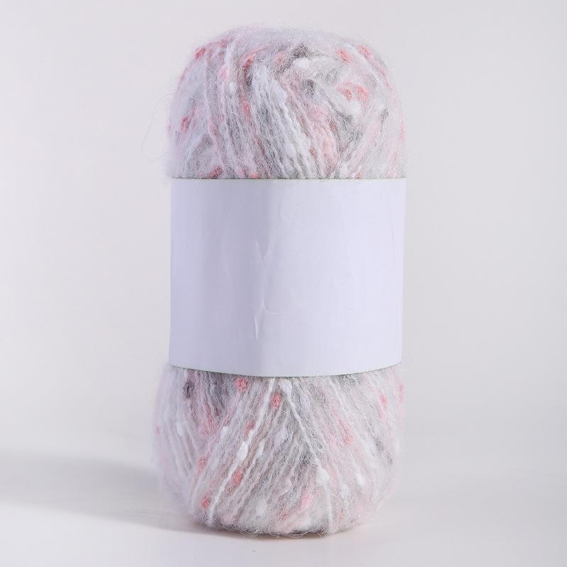 Kolorowa moherowa polarowa ręcznie tkana nić DIY do szalików, czapek, toreb, ubrań i lalek