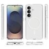 For Samsung Galaxy S26 Magnetic Case PC + TPU Clear Phone Cover